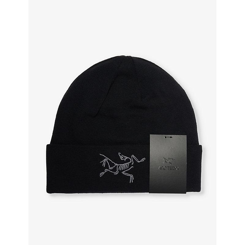 Arc'teryx Bird-embroidered Stretch-woven Blend Beanie in Black for