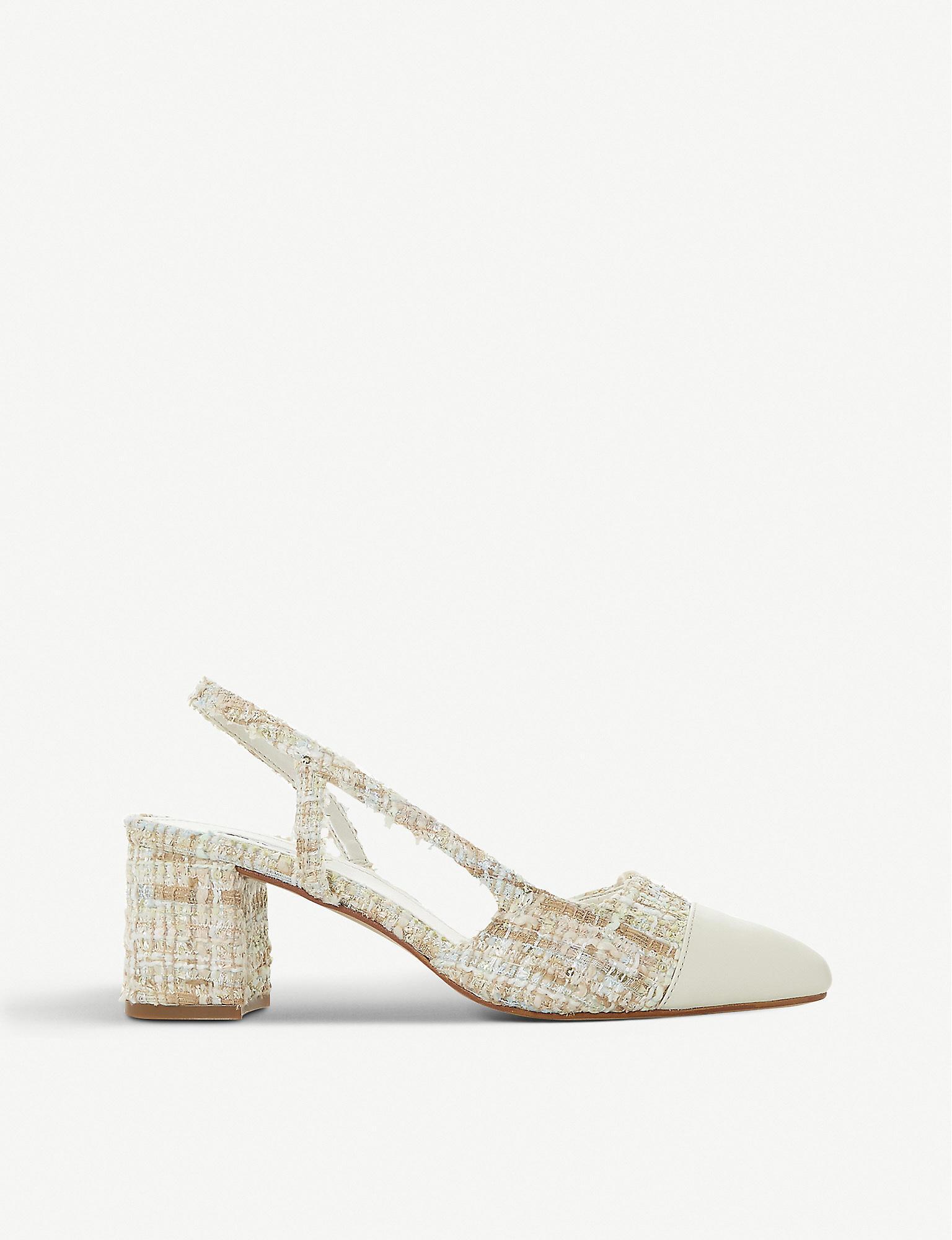 Dune Croft Slingback Tweed Courts | Lyst UK