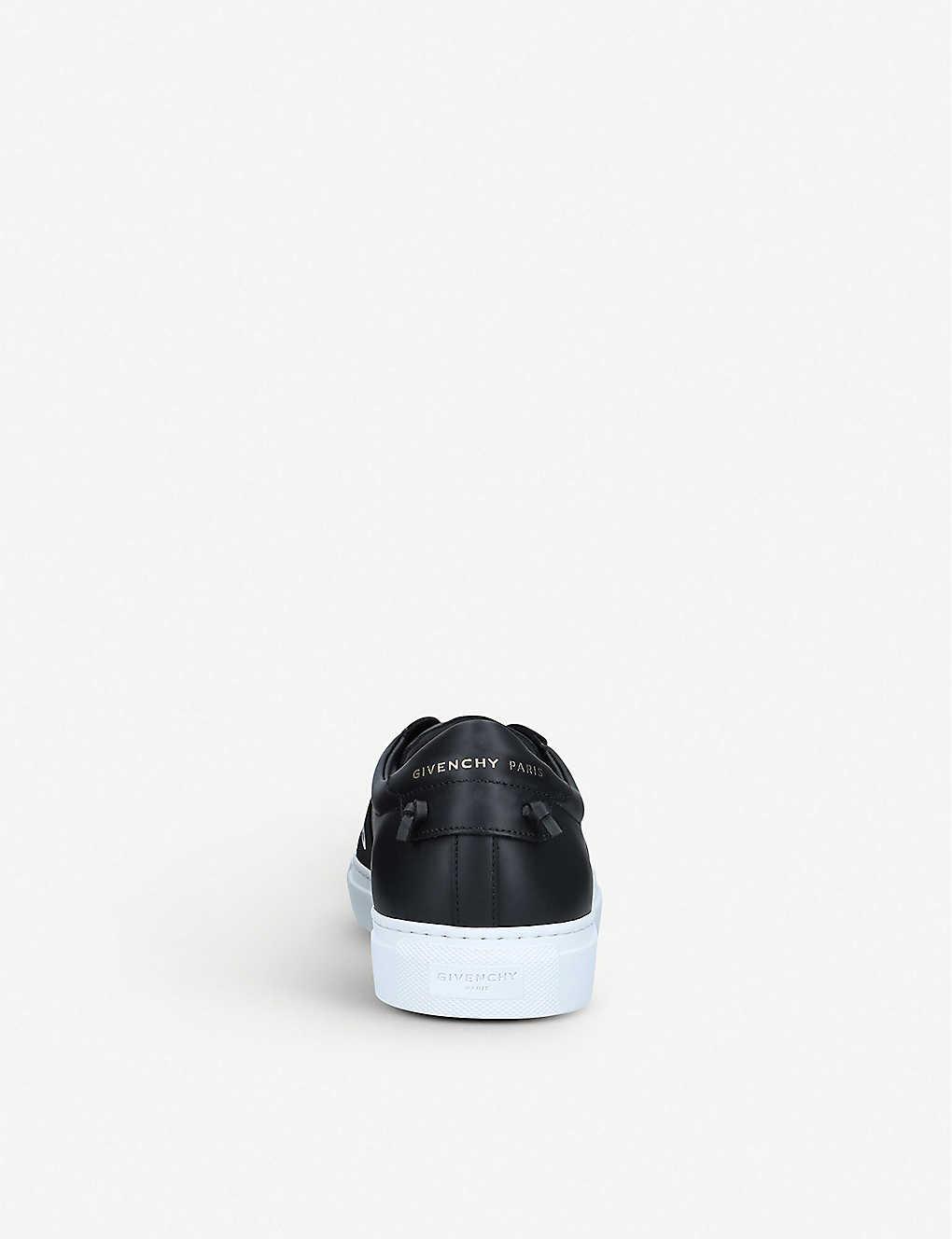 givenchy knot elastic leather trainers