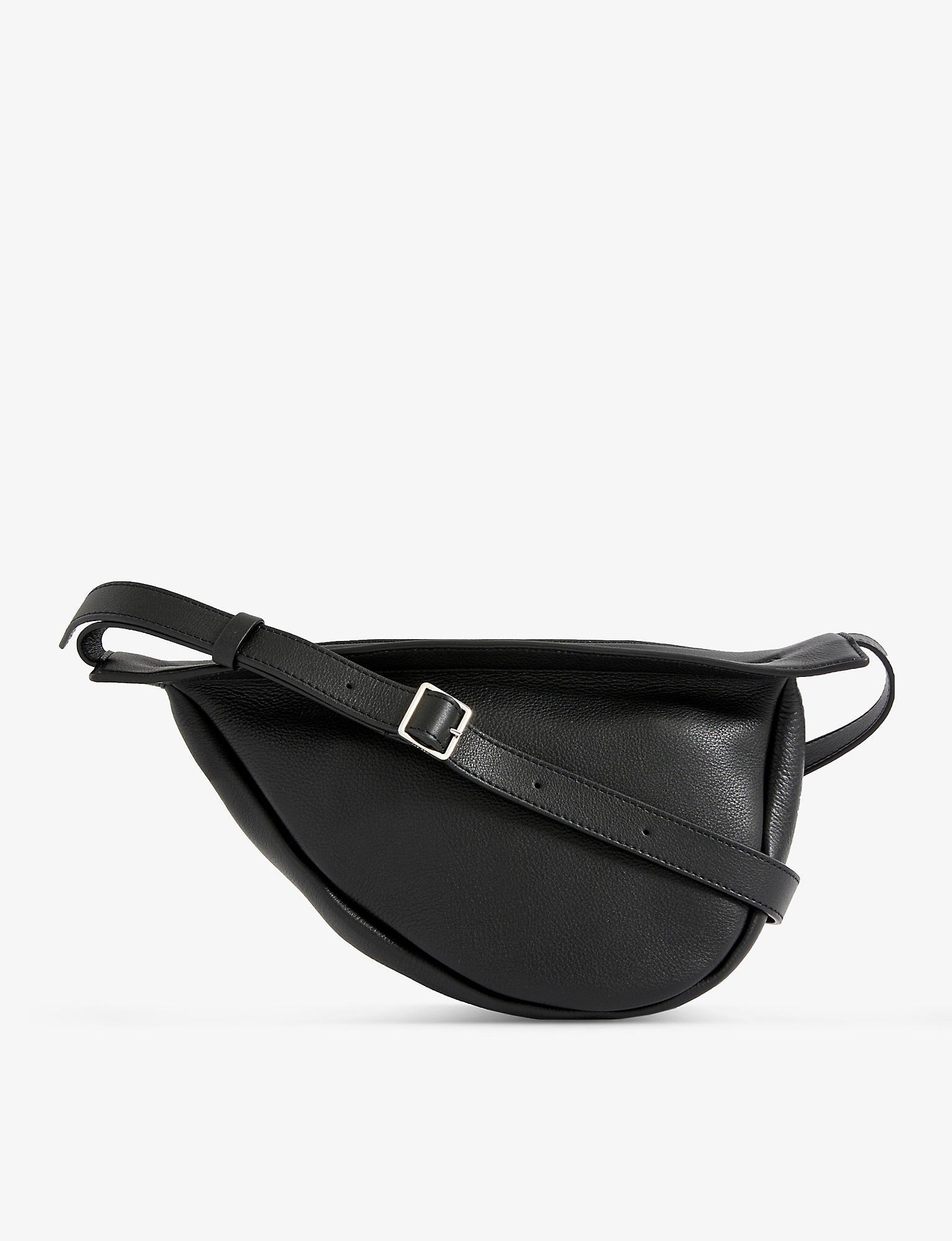 The Row 'slouchy Banana' Small Leather Bag in White