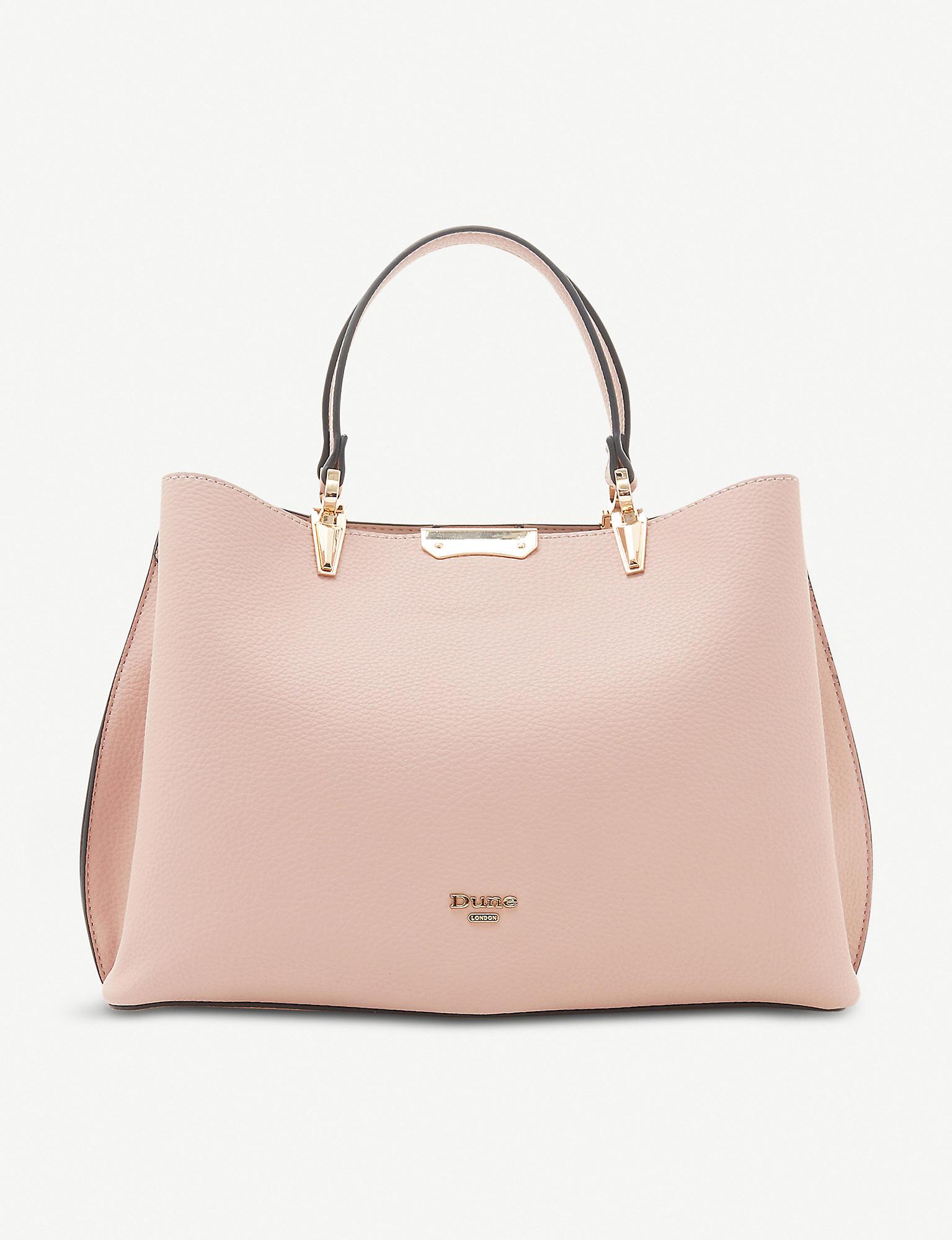 Dune Darrow Faux-leather Tote Bag in Pink | Lyst