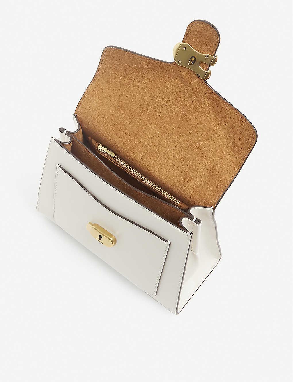 COACH Tabby Top Handle Bag 20 in White Lyst