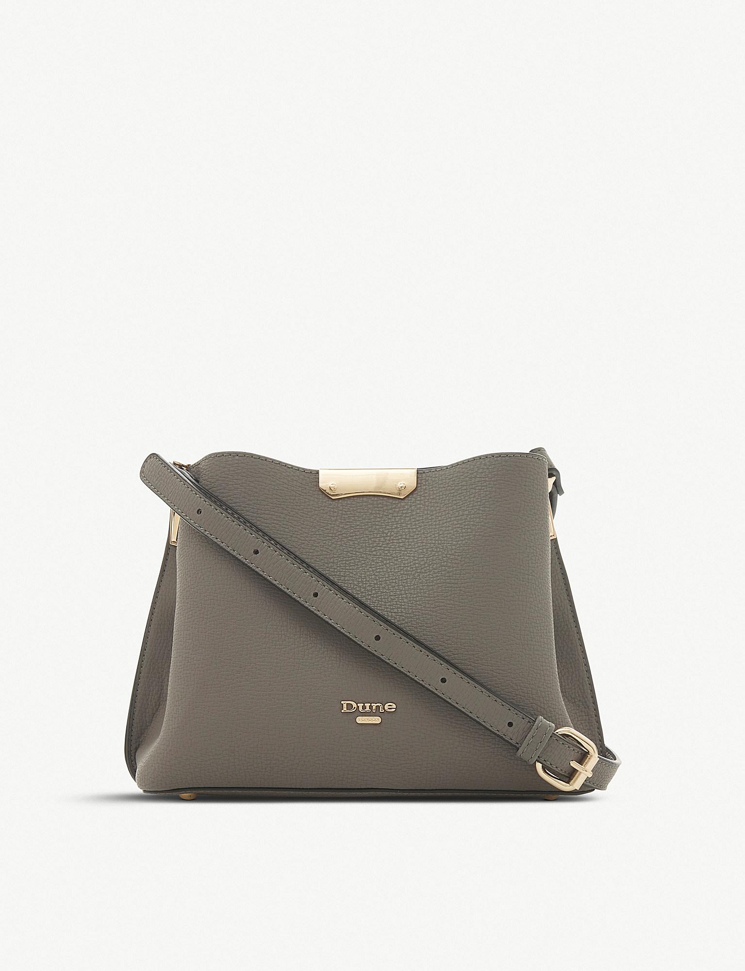 ladies grey cross body bag