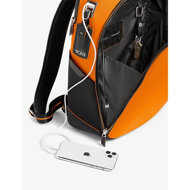 Tumi X Mclaren Velocity Molded Backpack in Orange | Lyst