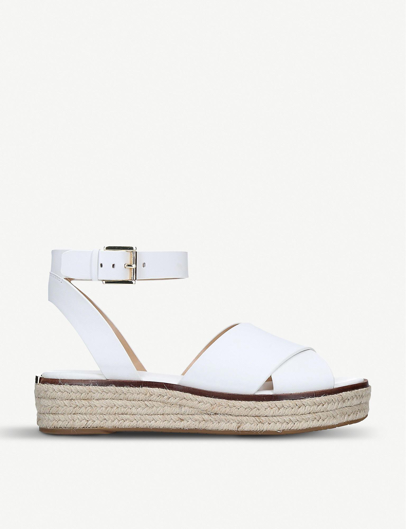 abbott leather espadrille sandal