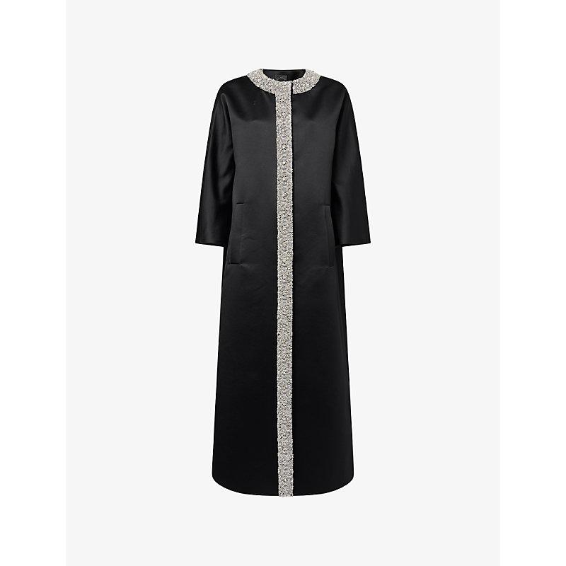 midi shift dresses with short sleeves Black Stripe Short Sleeve Midi Dress - Shirt Dresses