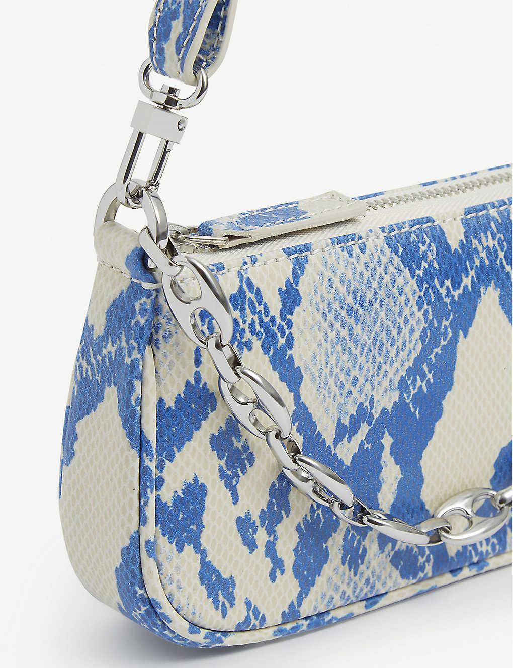 mini snakeskin bag