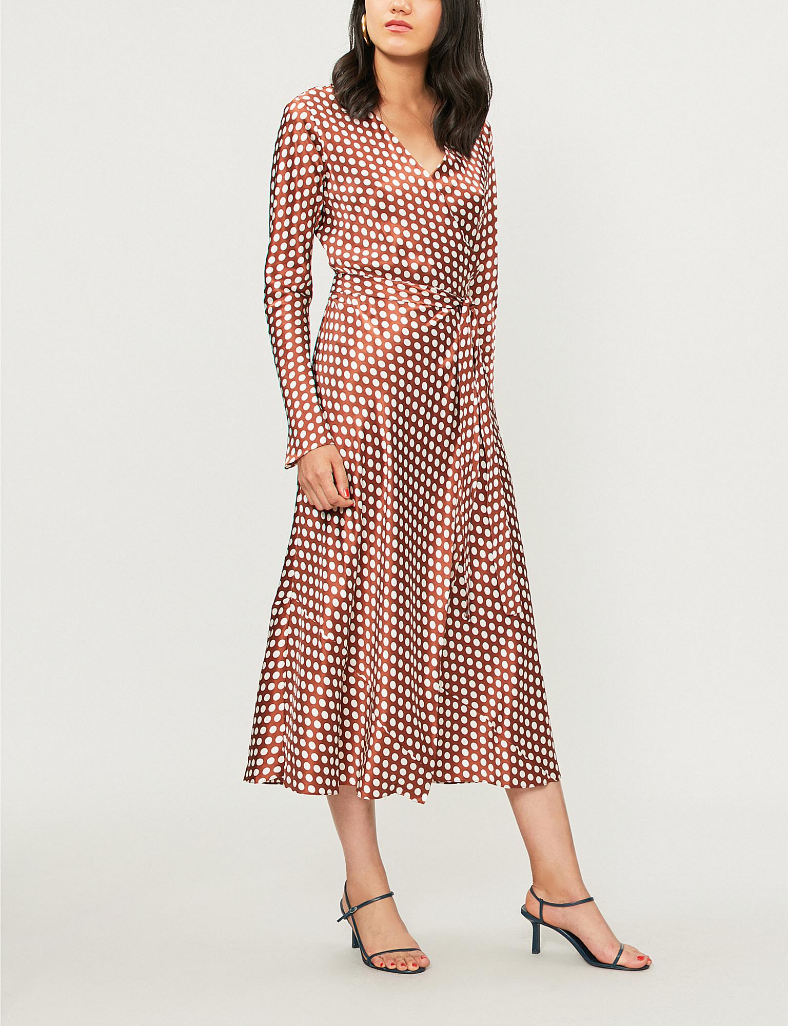 diane von furstenberg polka dot dress