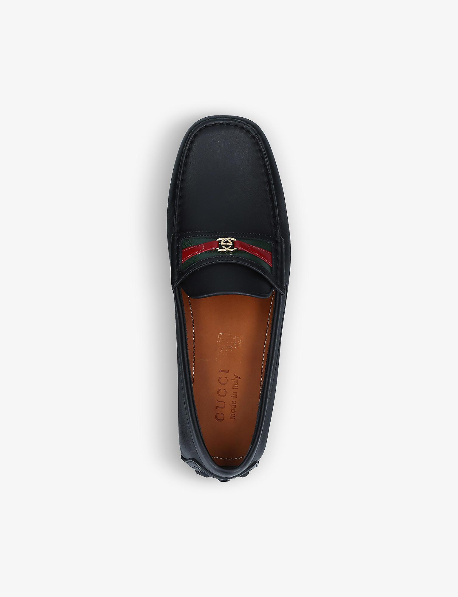 Gucci Ayrton Logo-embellished Leather 