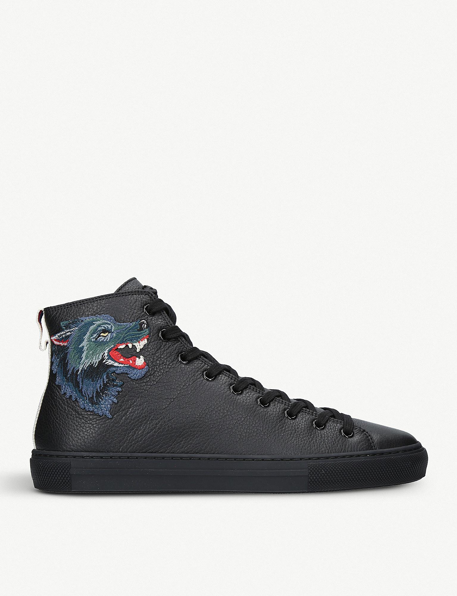 gucci wolf head shoes
