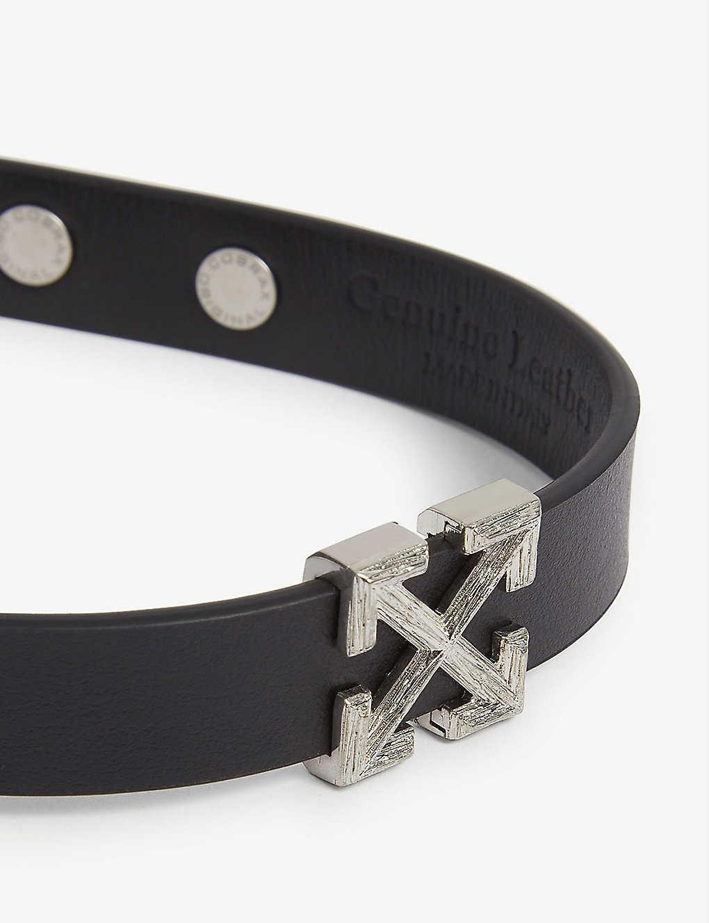 Off-White c/o Virgil Abloh Arrow Chord Bracelet in Black for Men