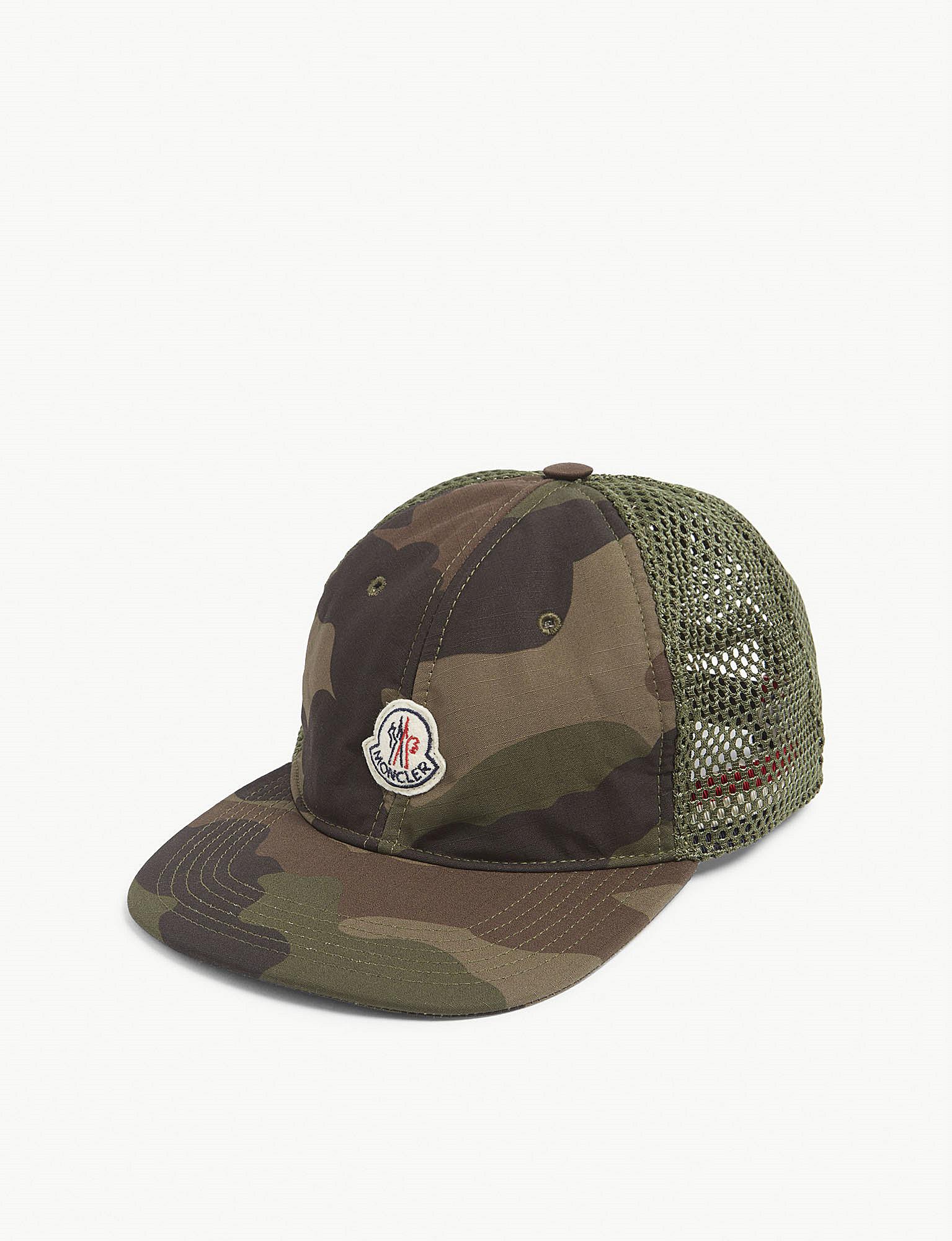 Logo Mesh Camouflage Baseball Cap 
