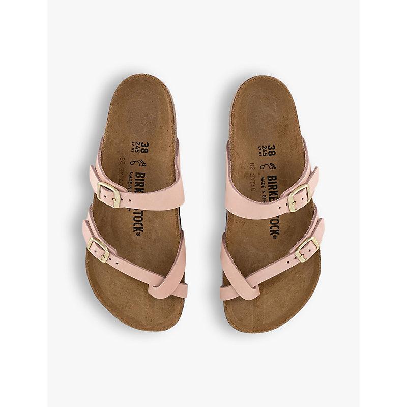 Birkenstock Mayari Cross Strap Leather Sandals in White Lyst UK