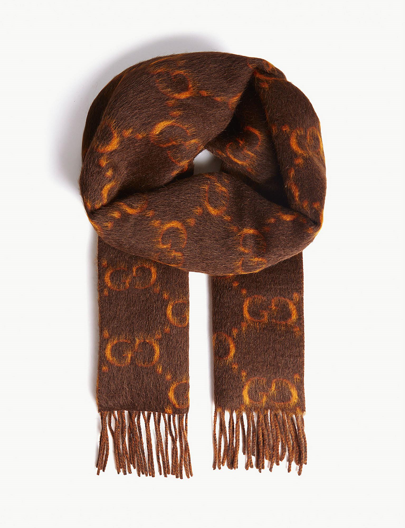 gucci scarf selfridges