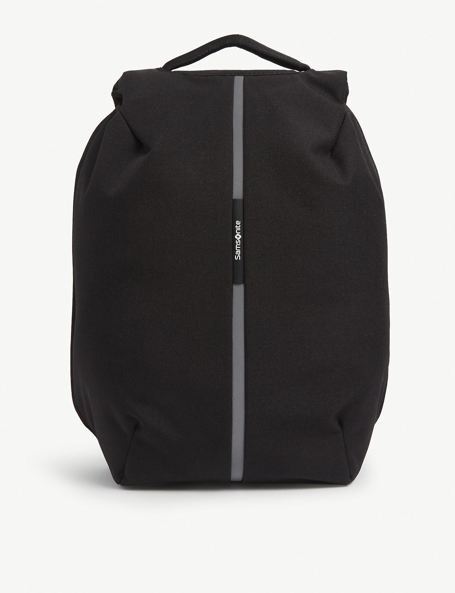 Samsonite Securipak Nylon Backpack in Black | Lyst