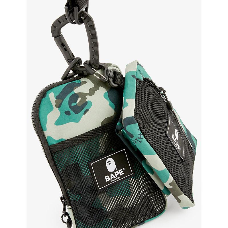 BAPE Shoulder Bag Crossbody Green Camo a Bathing Ape India