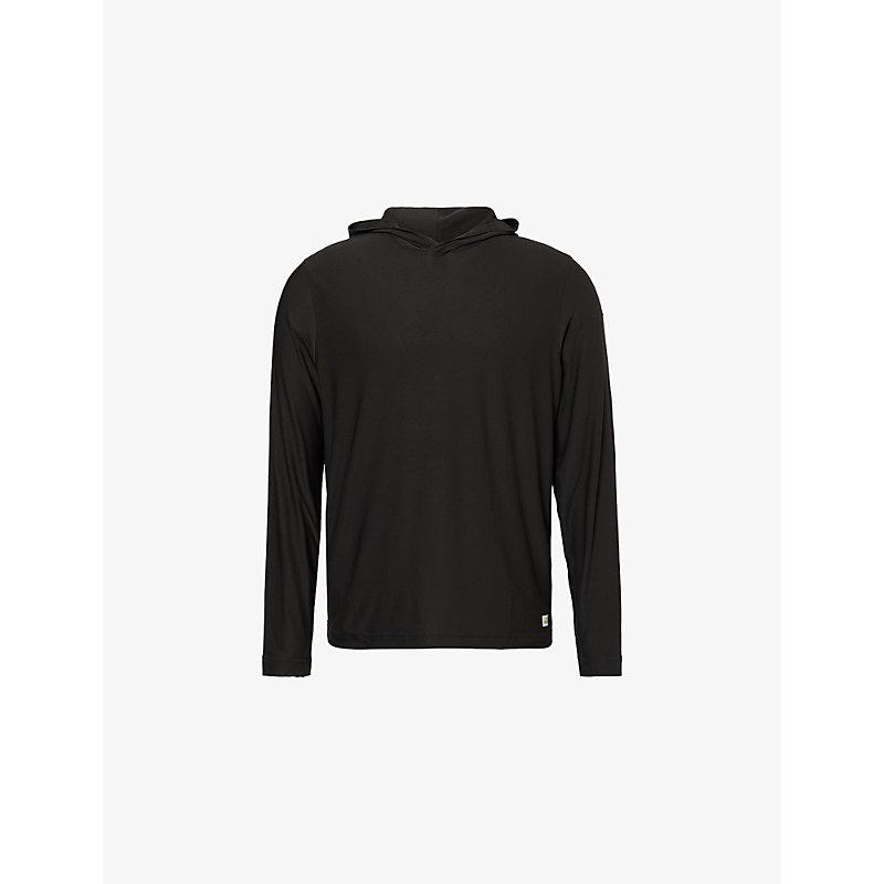 Sweat à Capoche Vuori Homme Taille XL Vert Gaufré - Performance Stretch - Légères Taches