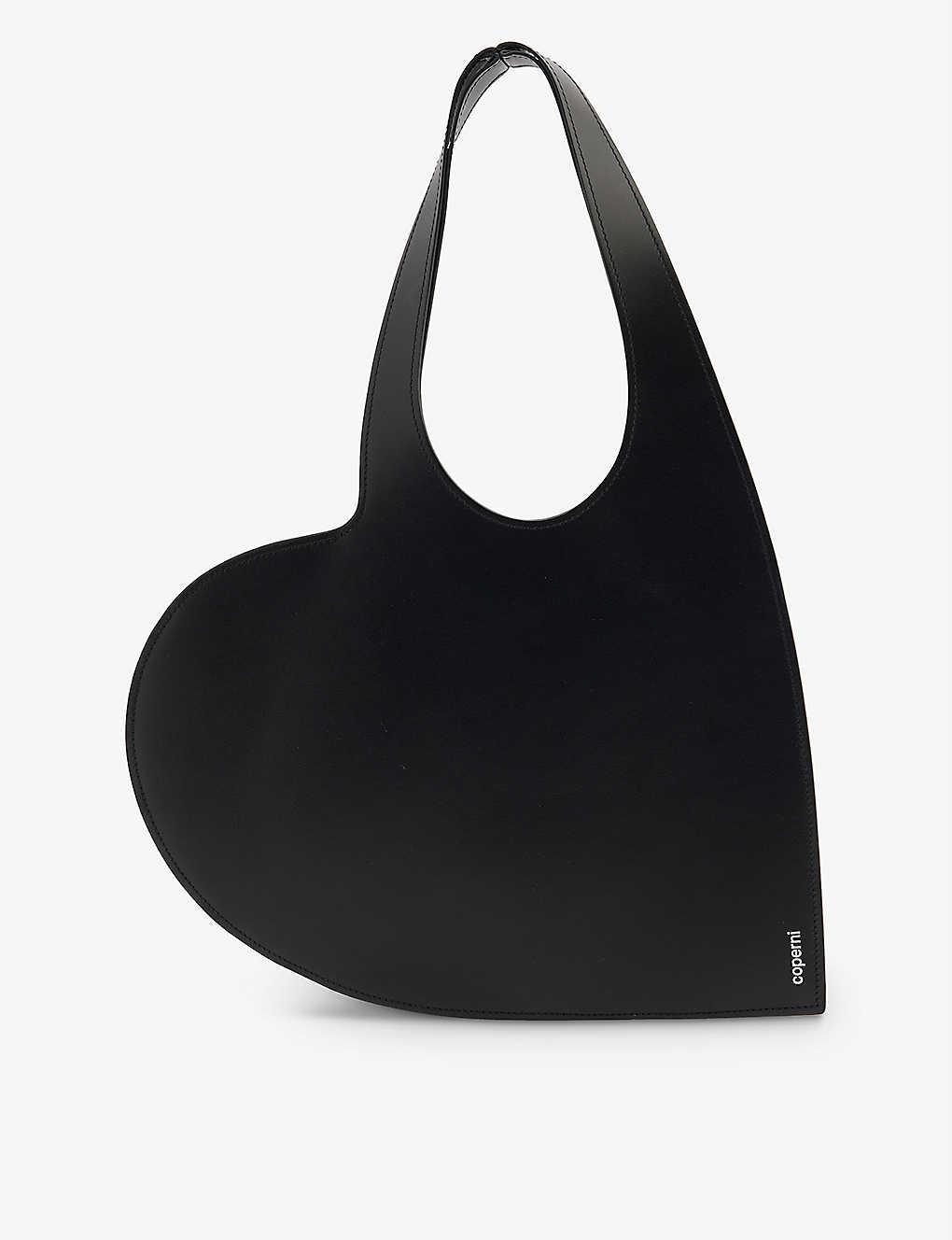 Coperni Heart Leather Tote Bag in Black Lyst Canada