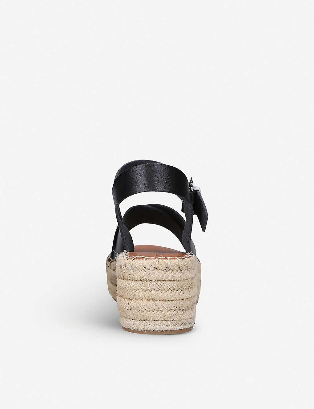 Faux Leather Platform Sandals in Black - Alexandre Vauthier | Mytheresa