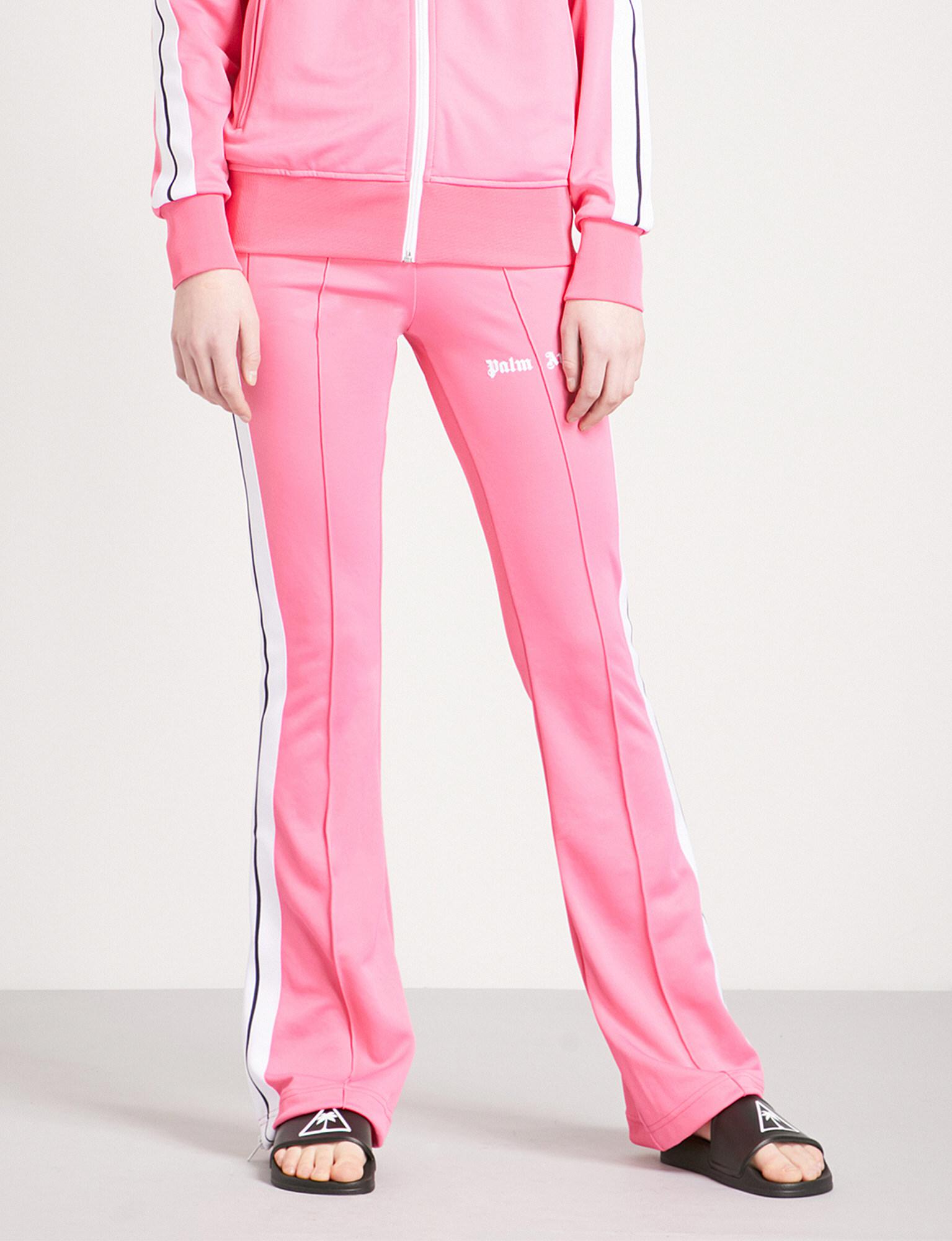 palm angels pink joggers