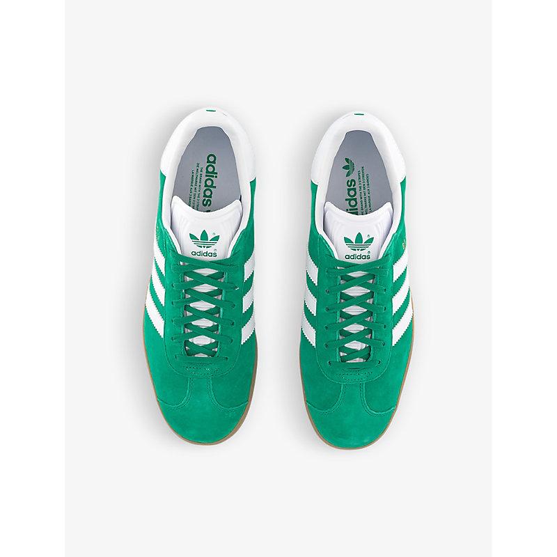 adidas Gazelle Suede Low-top Trainers in Green for Men | Lyst