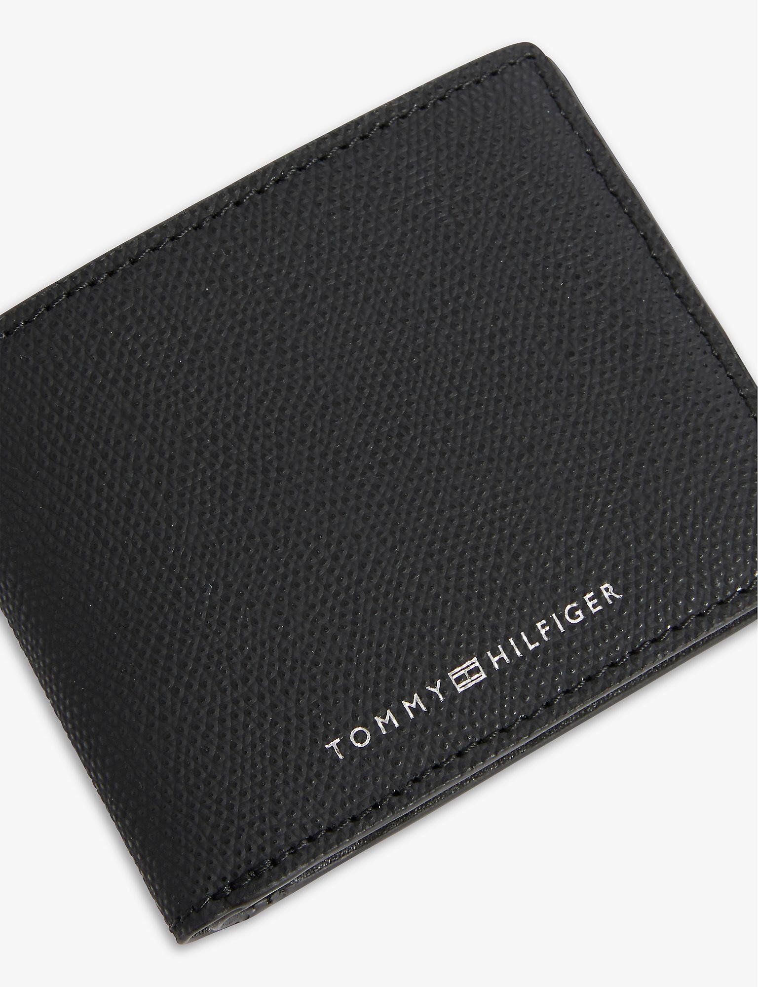 Tommy Hilfiger embossed-logo Calf Leather Wallet - Farfetch