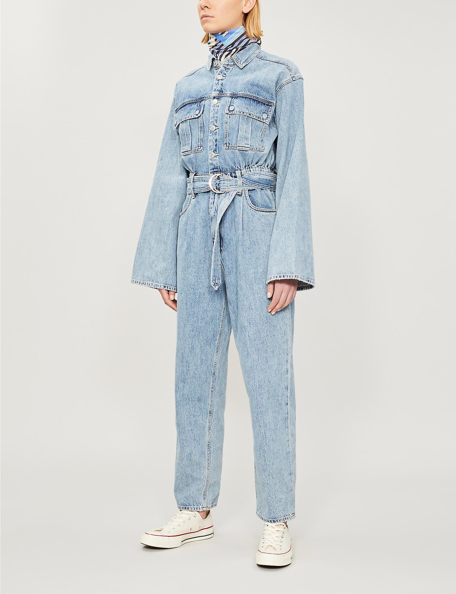 agolde denim jumpsuit