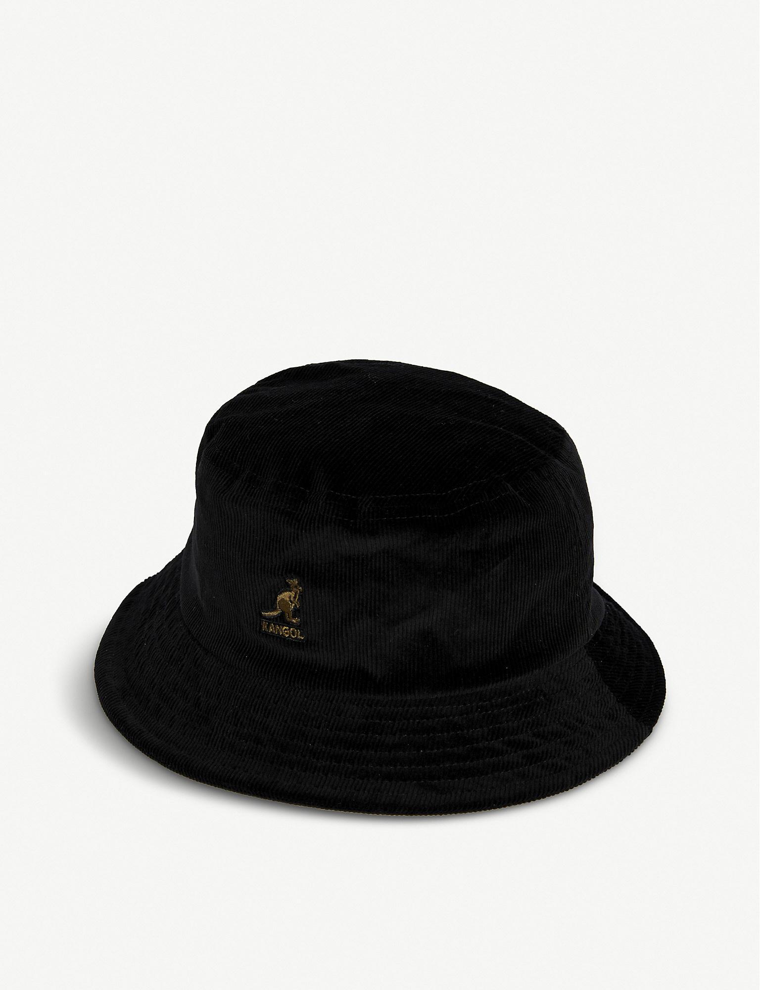 kangol cord bucket hat