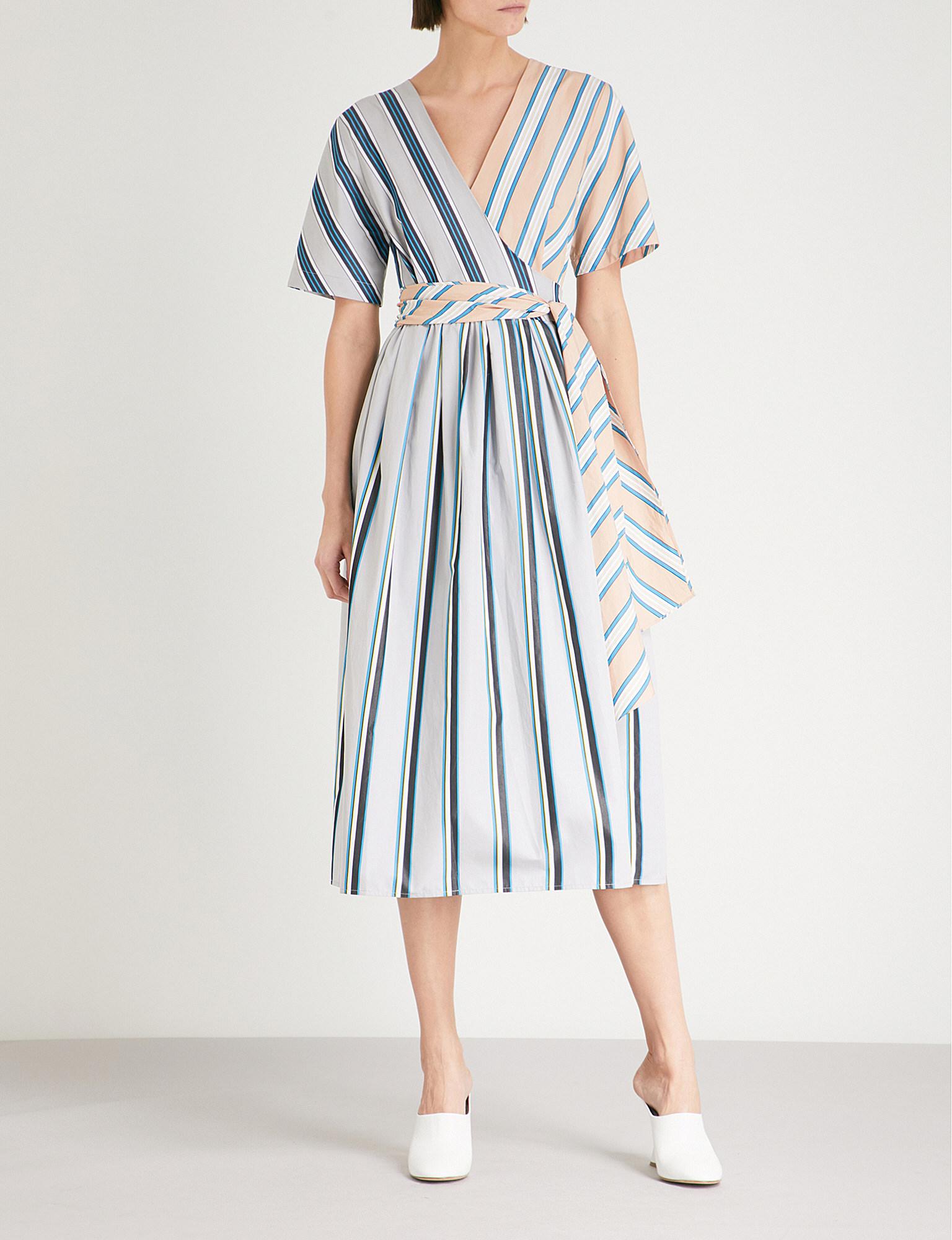 diane von furstenberg striped dress