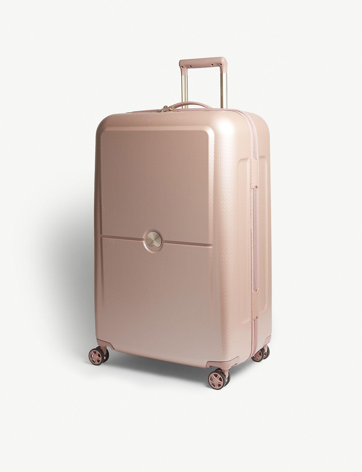 Delsey Peony Pink Turenne Four Wheel Suitcase Lyst