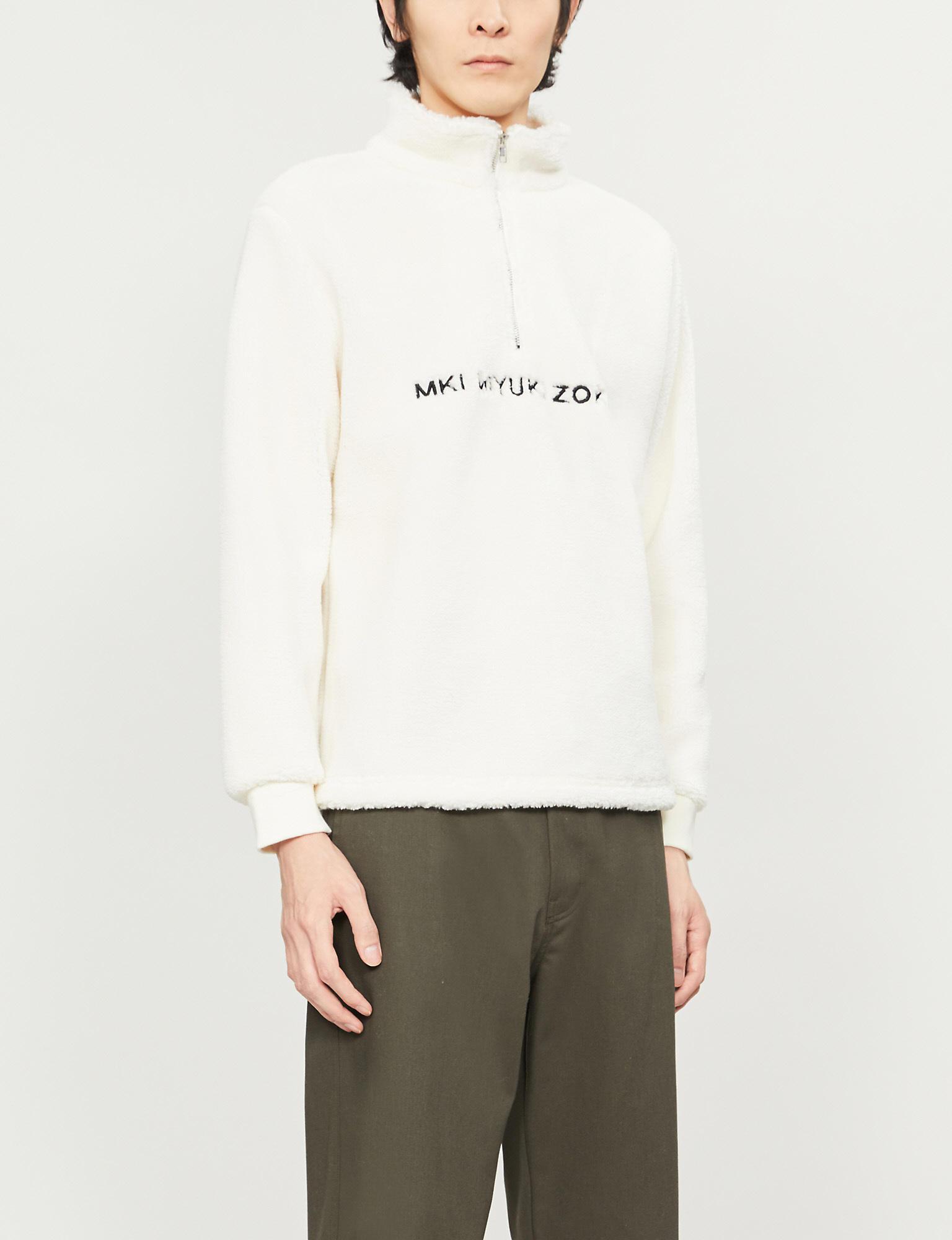 mki sherpa quarter zip black
