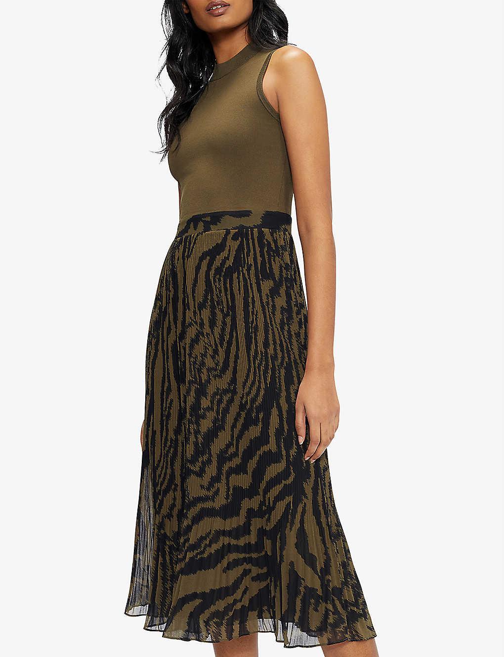 ted baker zebra dress