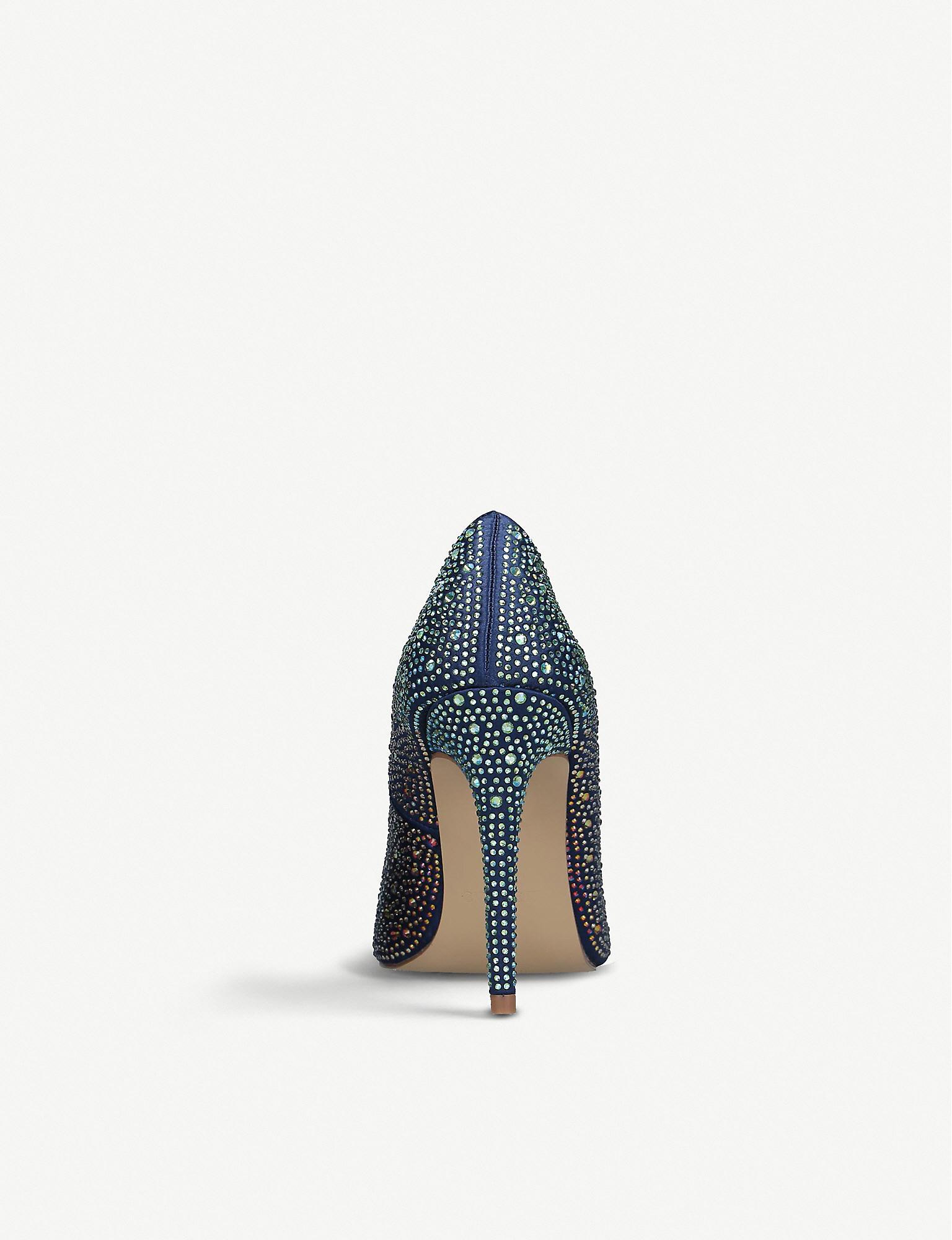 Geiger Navy And Pearl Shoes Carvela Kurt Geiger Kross Jewel