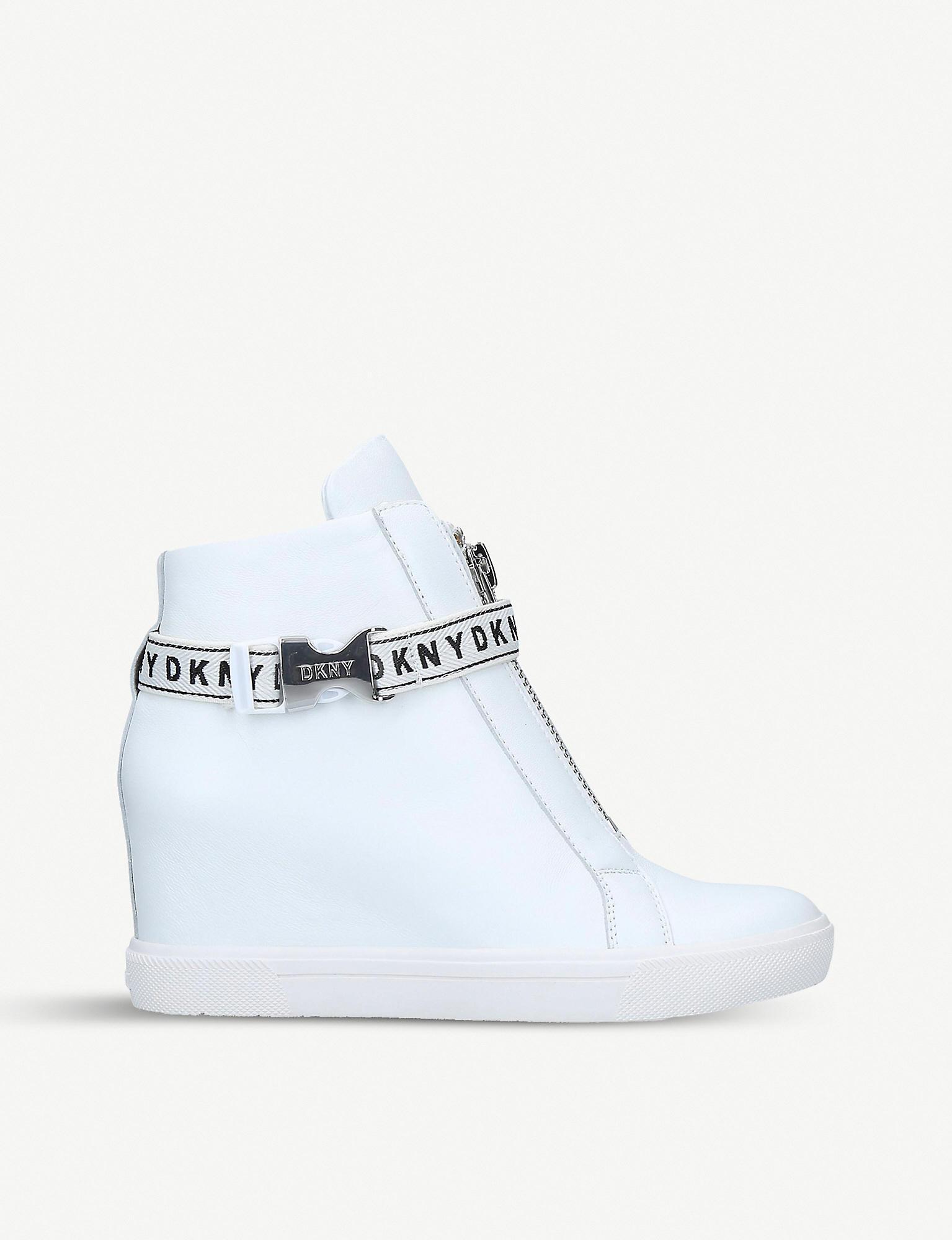 DKNY Caddie Wedge Sneakers, Created For Macy's in White | Lyst Canada
