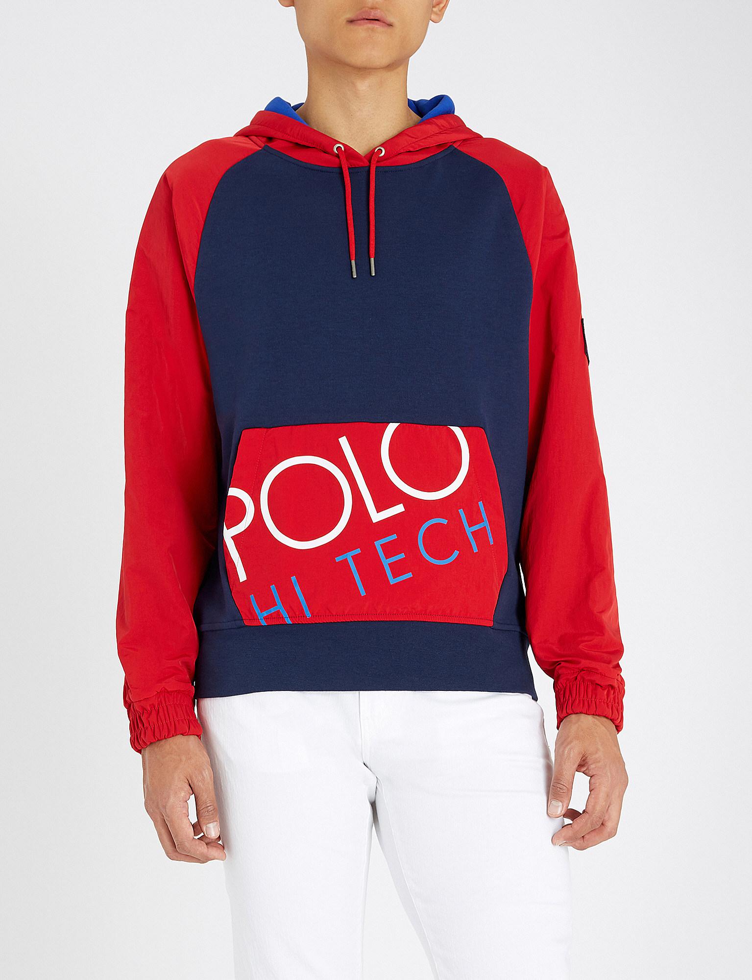 polo ralph lauren hi tech hybrid hoodie