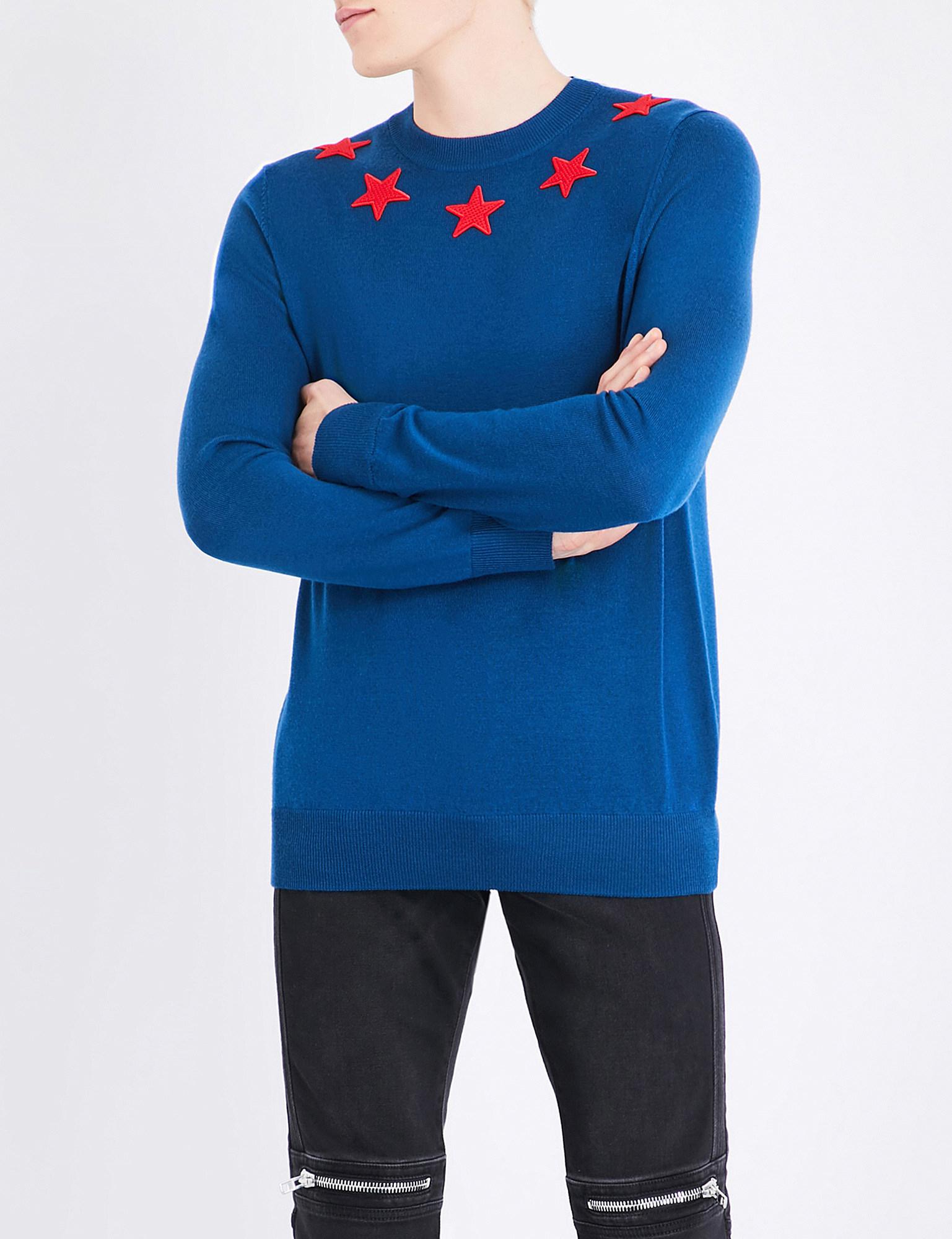 blue givenchy jumper