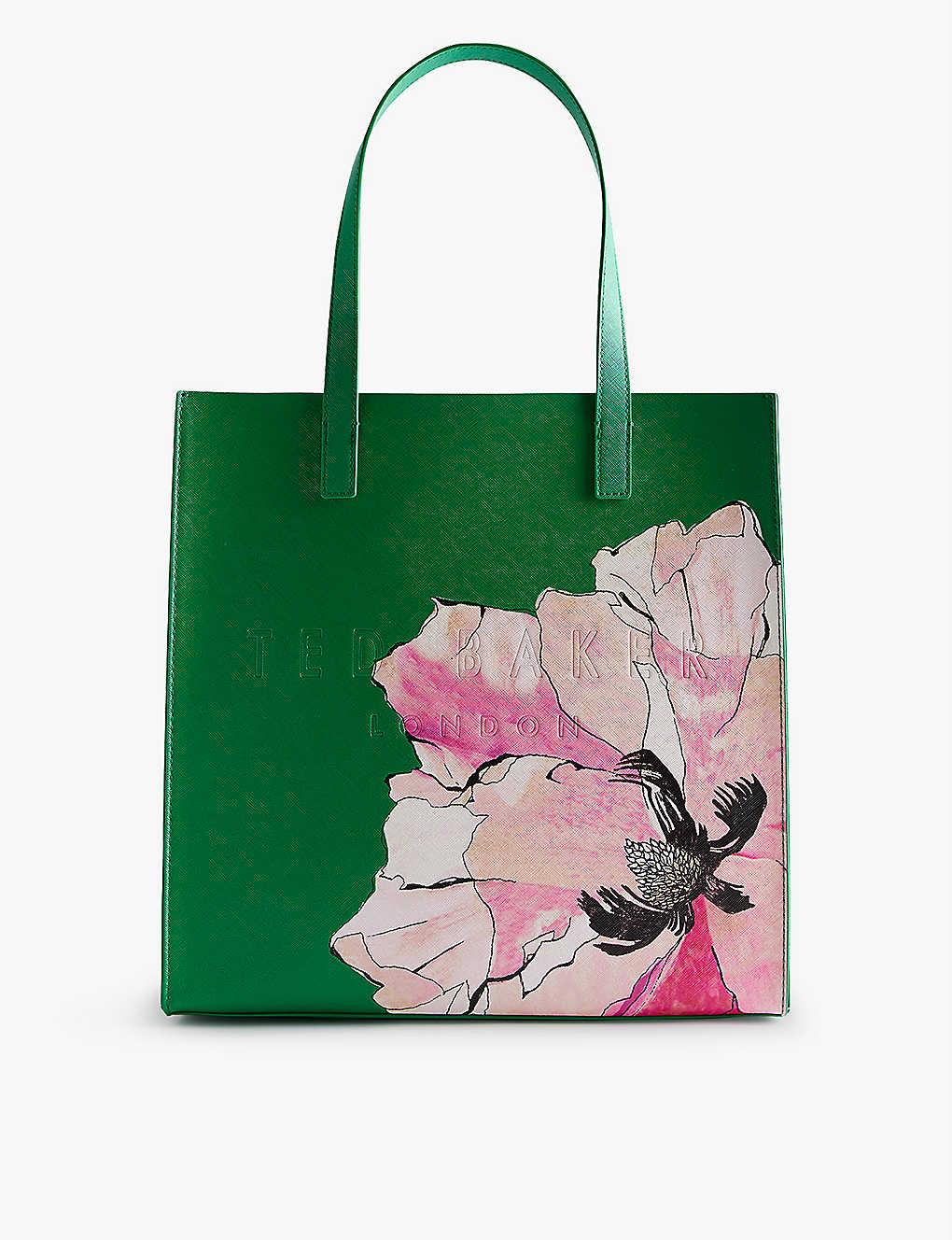 Ted Baker Milicon Faux leather Tote Bag in Green Lyst UK