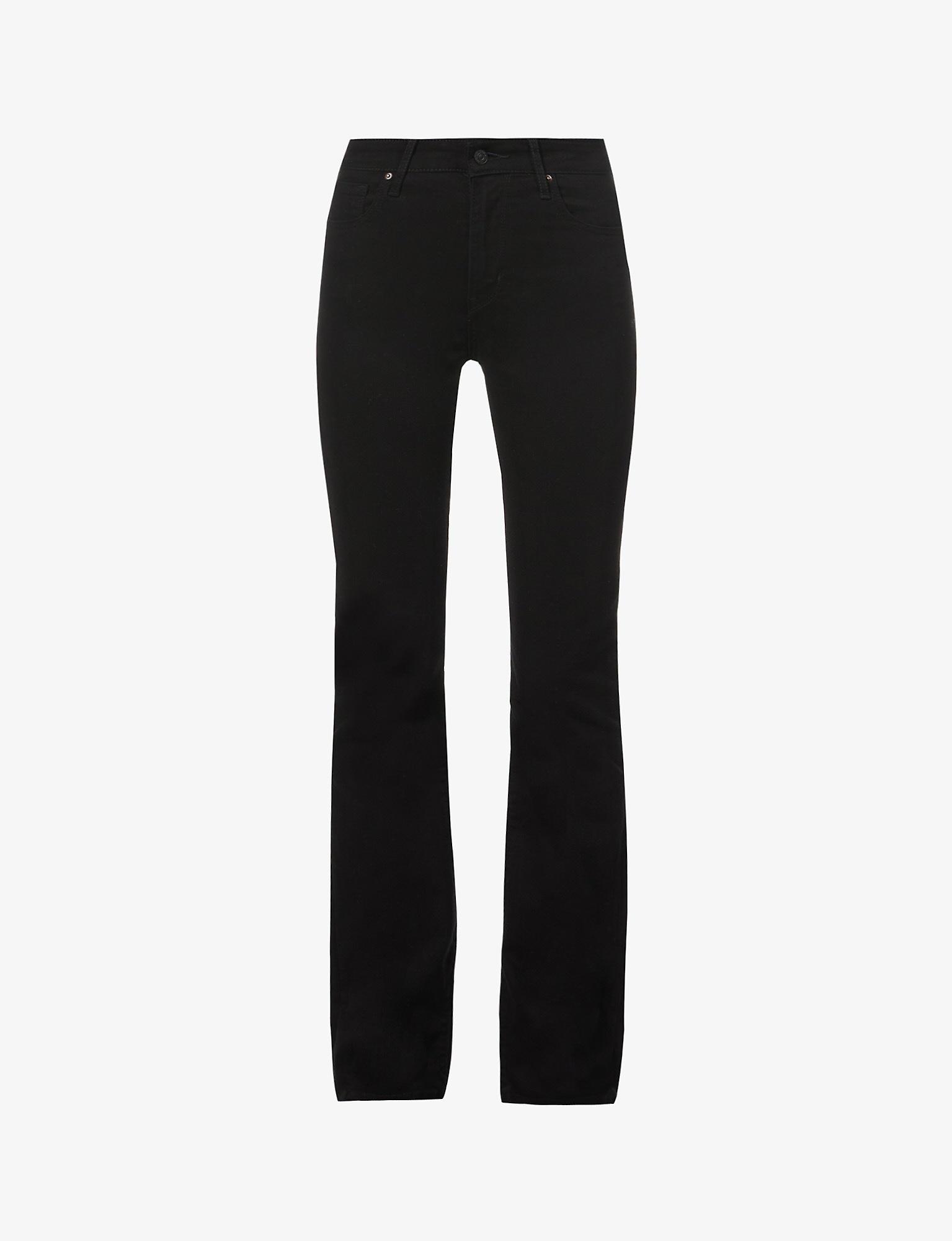 Levi's Denim 725 Bootcut High-rise Jeans in Night is Black (Black) | Lyst  Australia