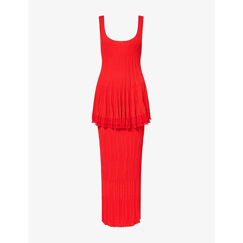 Designer Red Peplum Dresses for Women - Up to 60% off | Lyst