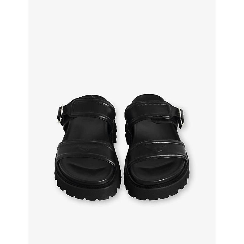 サンダル・ミュール Ride Sandals - Zadig & Voltaire - Leather - Black Zadig & Voltaire Flat sandals for Women | Online Sale up to