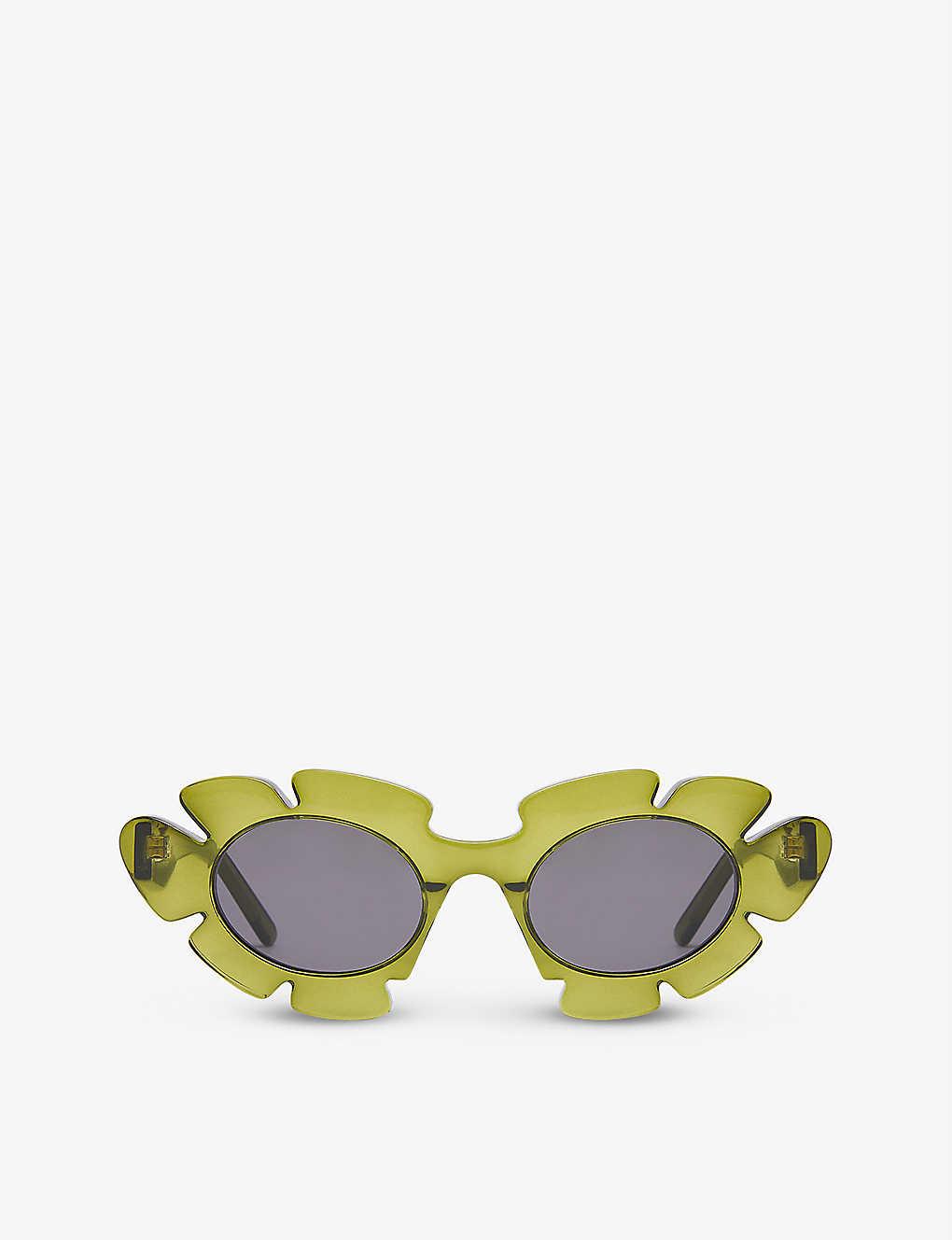 Loewe G000270x03 Paulas Ibiza Flower Shaped Acetate Sunglasses Lyst 