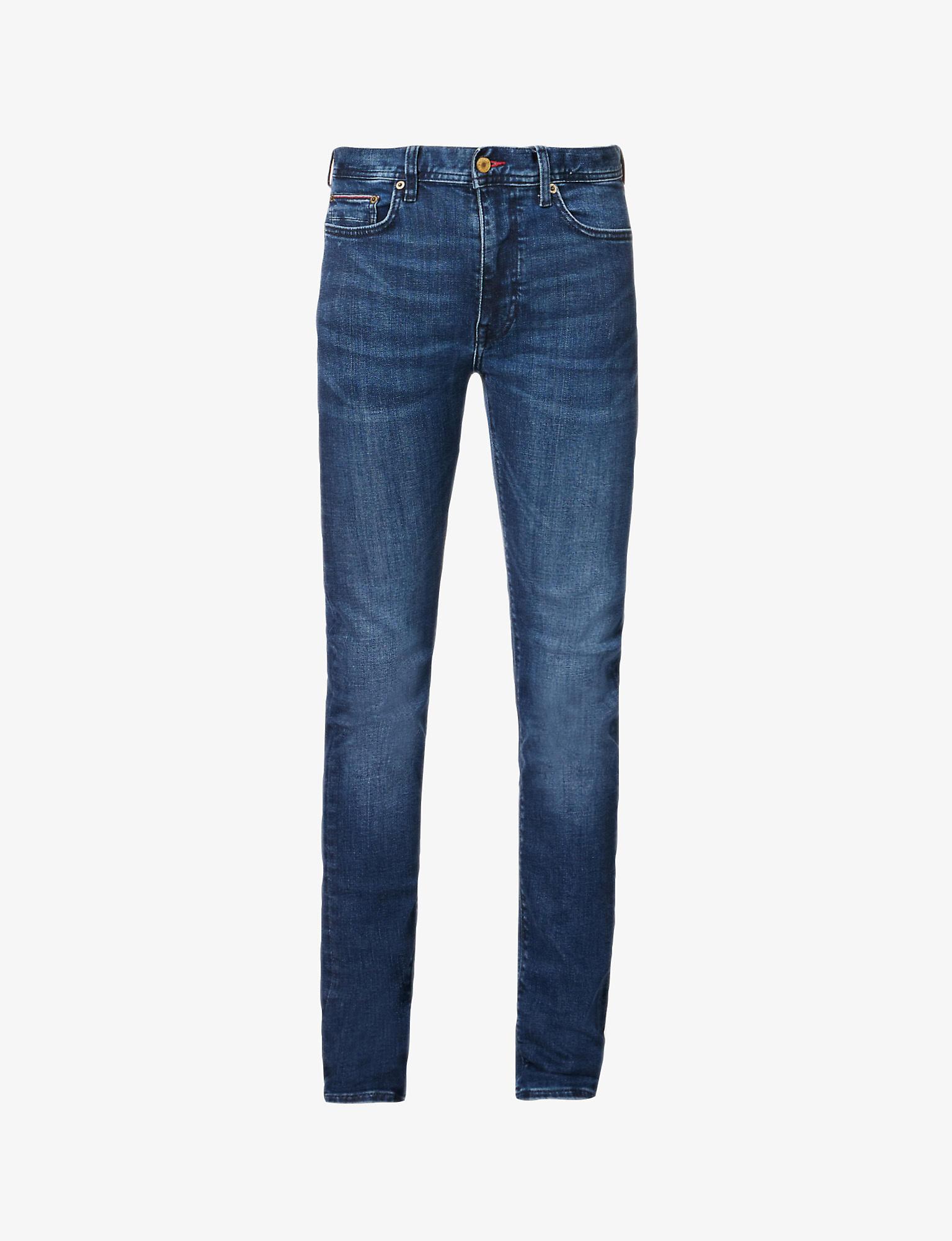Tommy Hilfiger Bleecker Slim-fit Stretch-denim Jeans in Blue for Men | Lyst