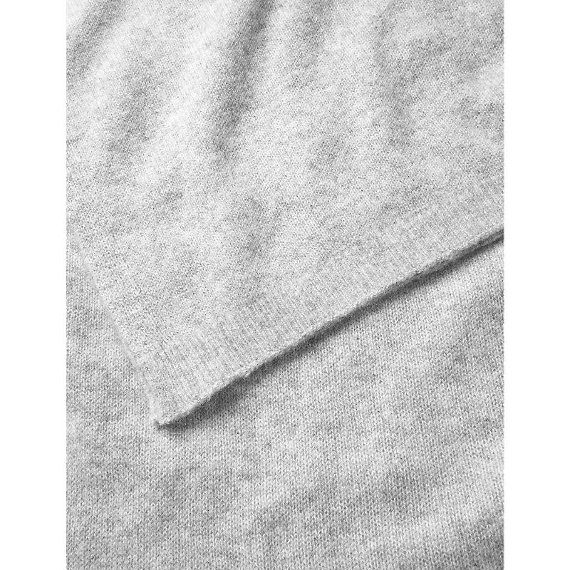 The White Company The Company Essential Knitted Cashmere Scarf in