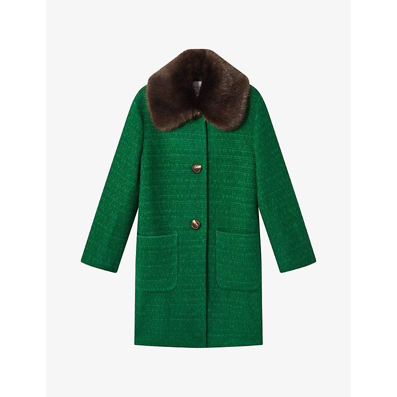 Lk bennett shop green coat