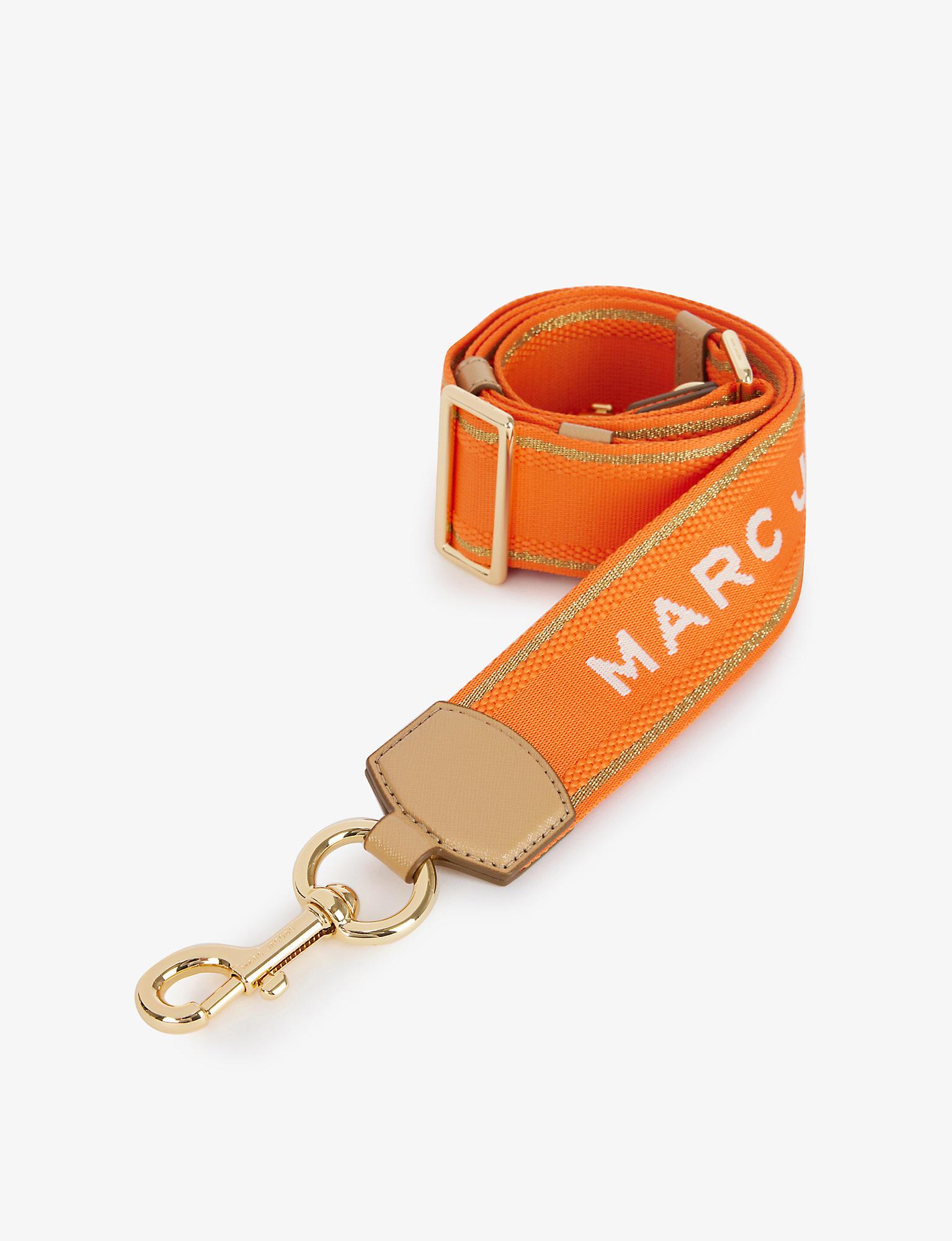 MARC JACOBS - Logo-print woven bag strap