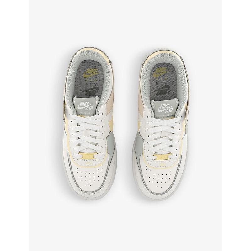Nike Air Force 1 Shadow Leather Low-top Trainers in White | Lyst