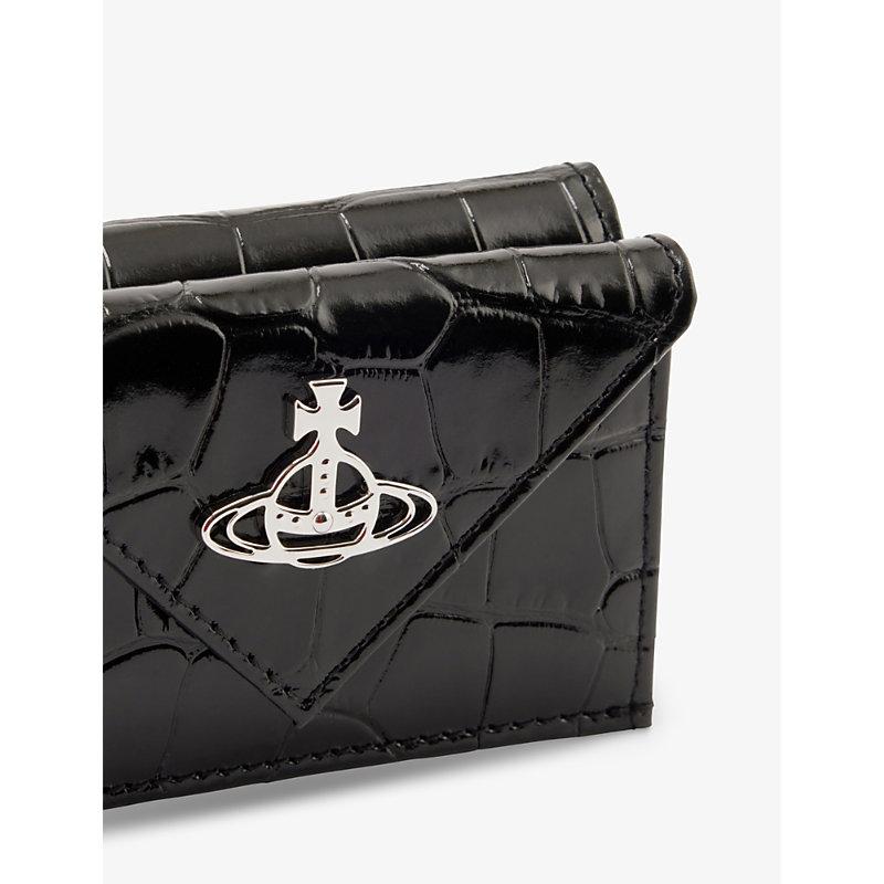 Vivienne Westwood正規品/送料関税込み ORBロゴ SAFFIANO WALLET Vivienne Westwood】ORB Logo Saffiano Frame Wallet ☆正規品