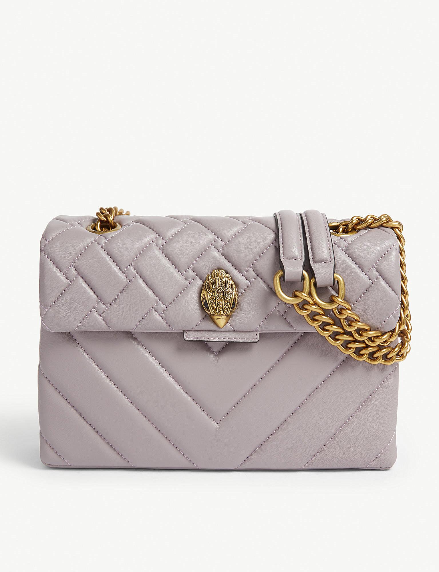 kensington quilted leather shoulder bag