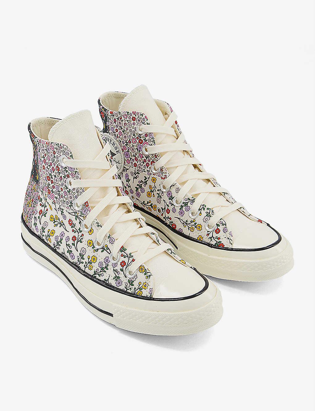 Converse Mens Egret Floral Excl All Star Hi 70 Floral-print High-top Canvas  Trainers 9 for Men | Lyst