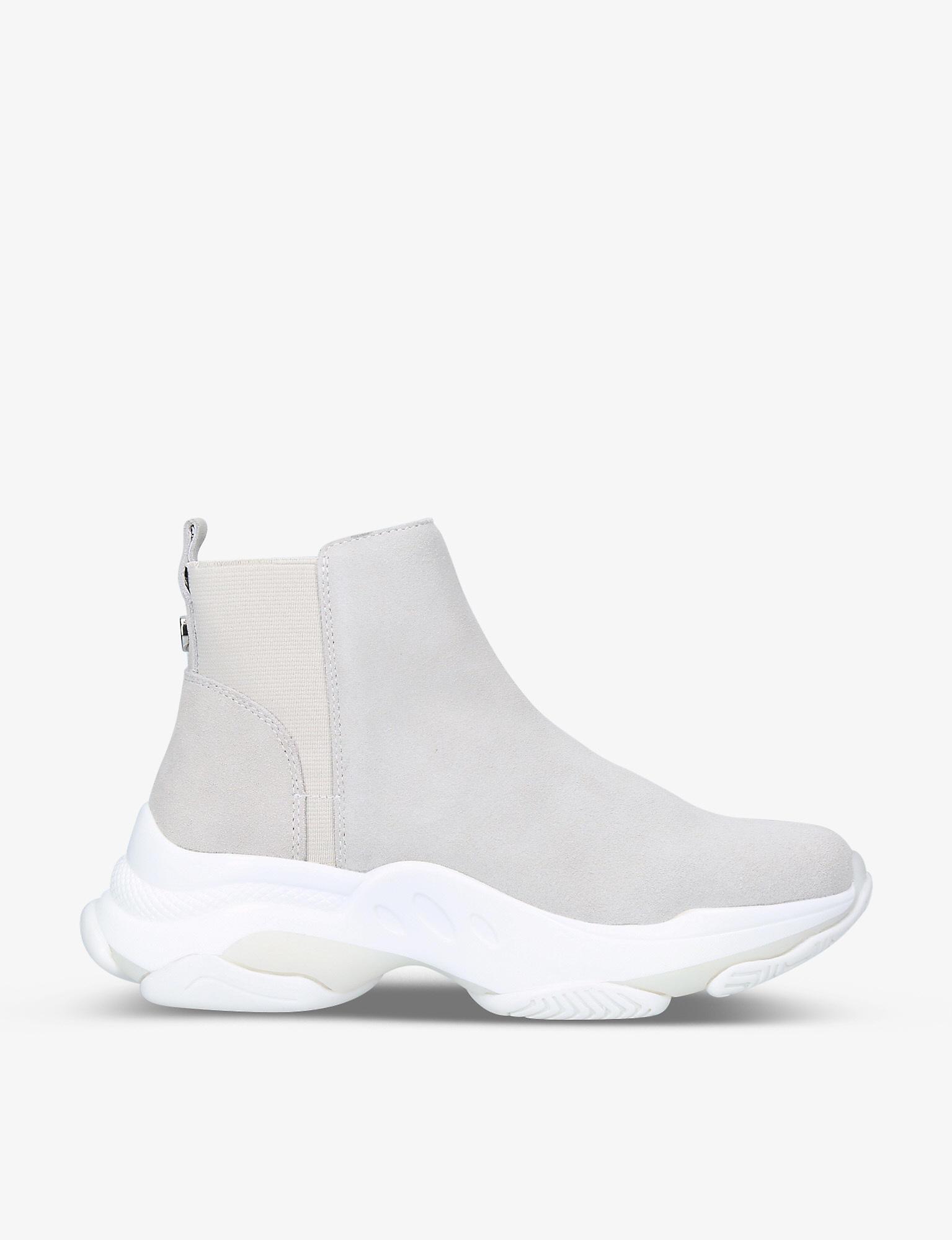 steve madden media light grey suede